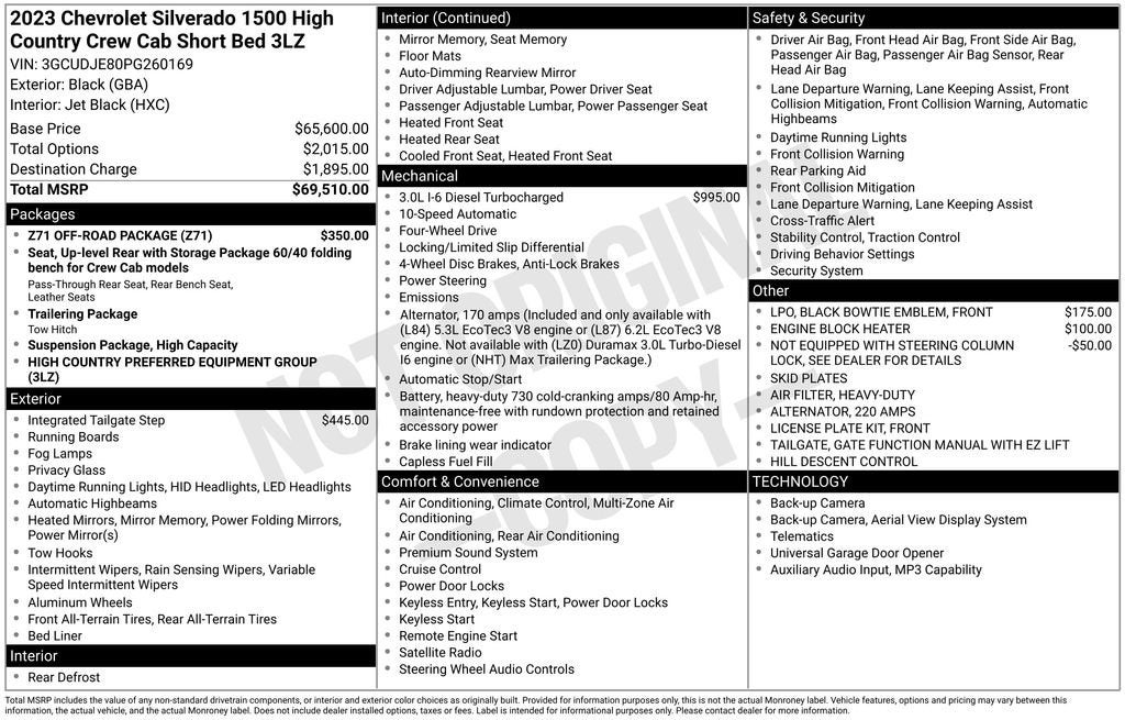 chevrolet silverado 1500 2023 3GCUDJE80PG260169 image chevrolet silverado 1500 2023 3GCUDJE80PG260169 image